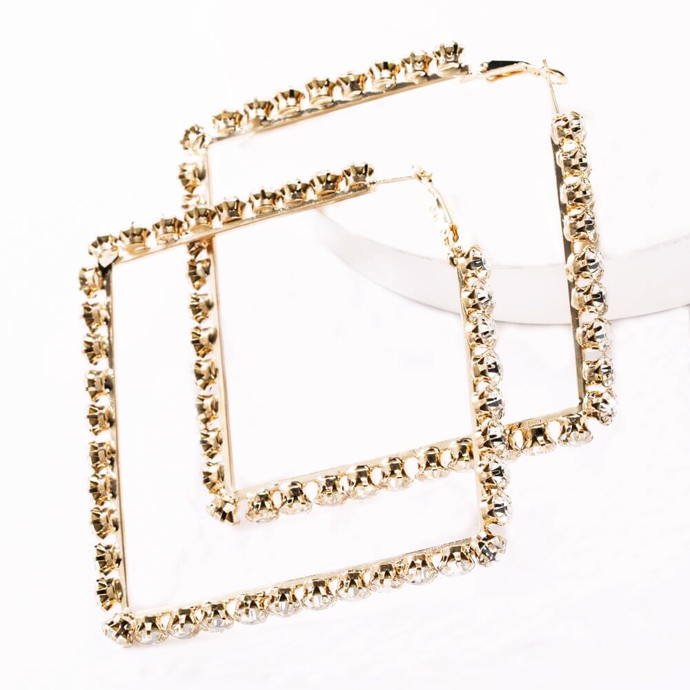 Cercei d-shaped auriu