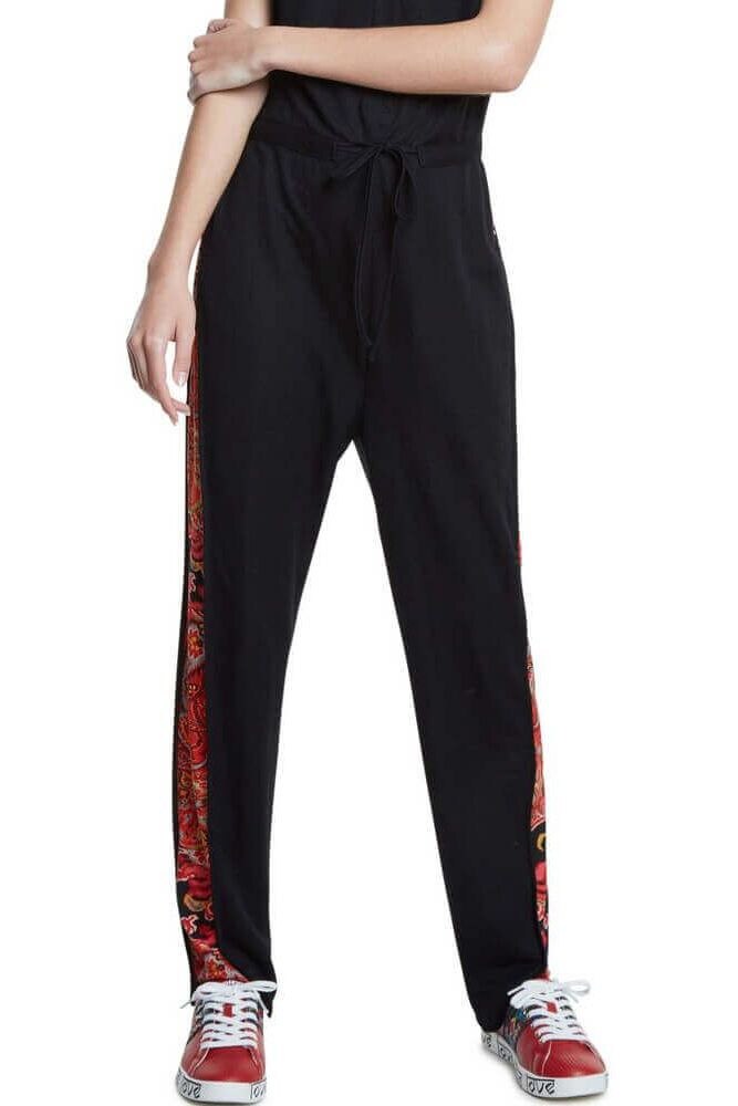 Pantaloni pentru femei, Desigual Pant Crayons, Negru, L