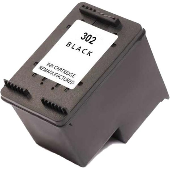 Cartus cerneala (inkjet) TIN compatibil cu HP F6U66AE / HP 302 Black - 190 pagini, 4 ml