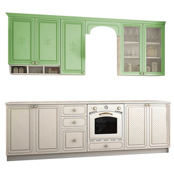 Set Bucatarie, VERSAILLES 2.6m MDF, 260x60x220cm, Fistic Set Bucatarie, VERSAILLES 2.6m MDF, 260x60x220cm, Fistic