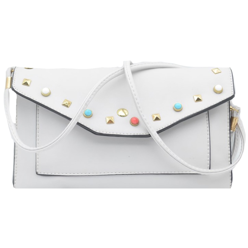 Geanta dama casual Mini Junior PT-8, Alb