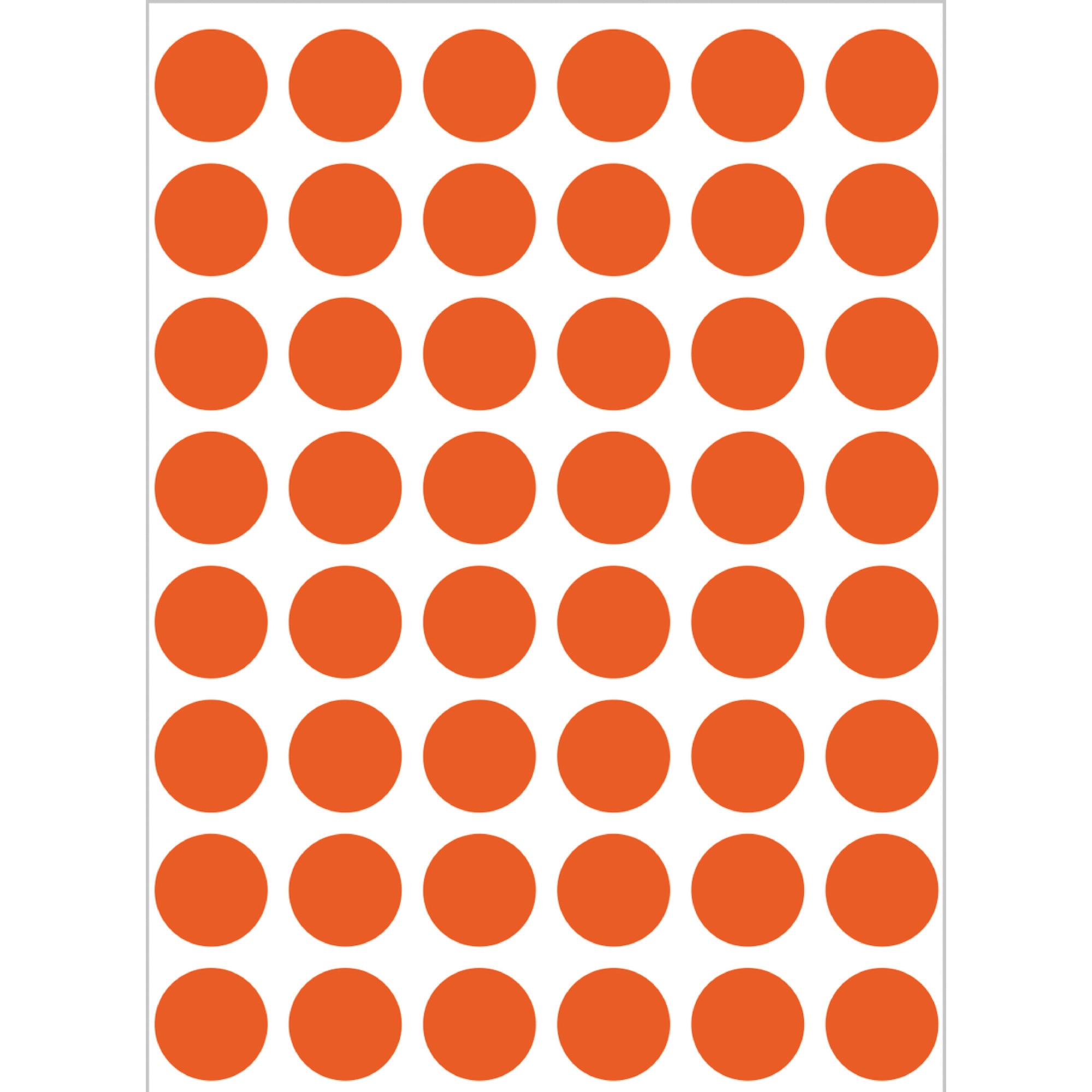 Set etichete, buline, rosu, ø 13, 240 buc, H1862