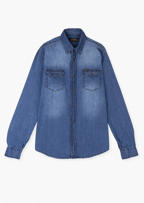 Camasa Barbati Denim, Denim inchis