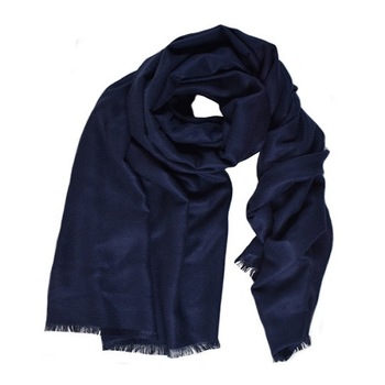 Esarfa tip fular, eleganta, cu doua fete, bleumarin uni, 30% lana, 70% vascoza, 180x30 cm Esarfa tip fular, eleganta, cu doua fete, bleumarin uni, 30% lana, 70% vascoza, 180x30 cm