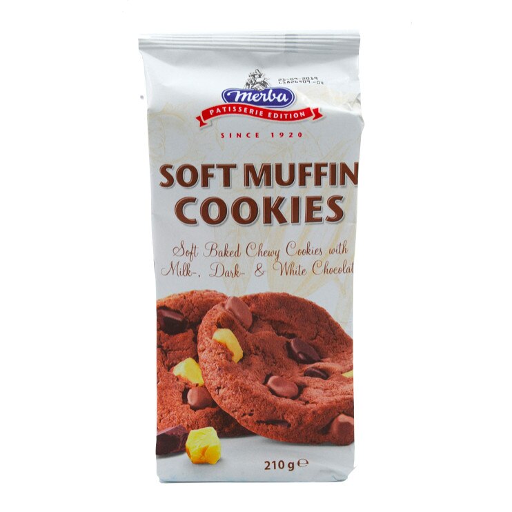 Cookies Soft Muffin Merba 210g