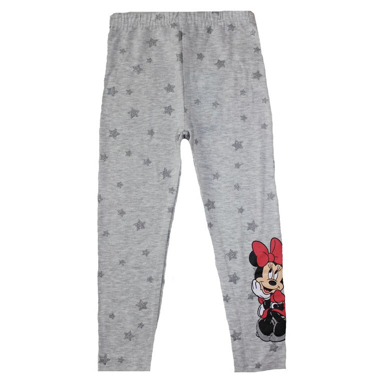 Colanti Minnie Mouse , gri cu stelute