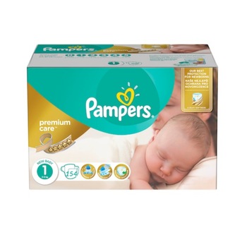 Scutece Pampers Premium Care XXL Box Nou Nascut, Marimea 1, 2-5 kg, 154 buc Scutece Pampers Premium Care XXL Box Nou Nascut, Marimea 1, 2-5 kg, 154 buc