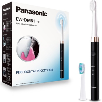 Periuta de dinti Panasonic Sonic vibration EW-DM81-K503, 31.000 oscilatii, Negru