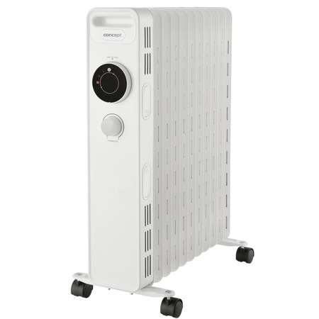 Calorifer electric cu ulei Concept RO3311, 2300 W, 11 elementi, Termostat reglabil, 3 trepte