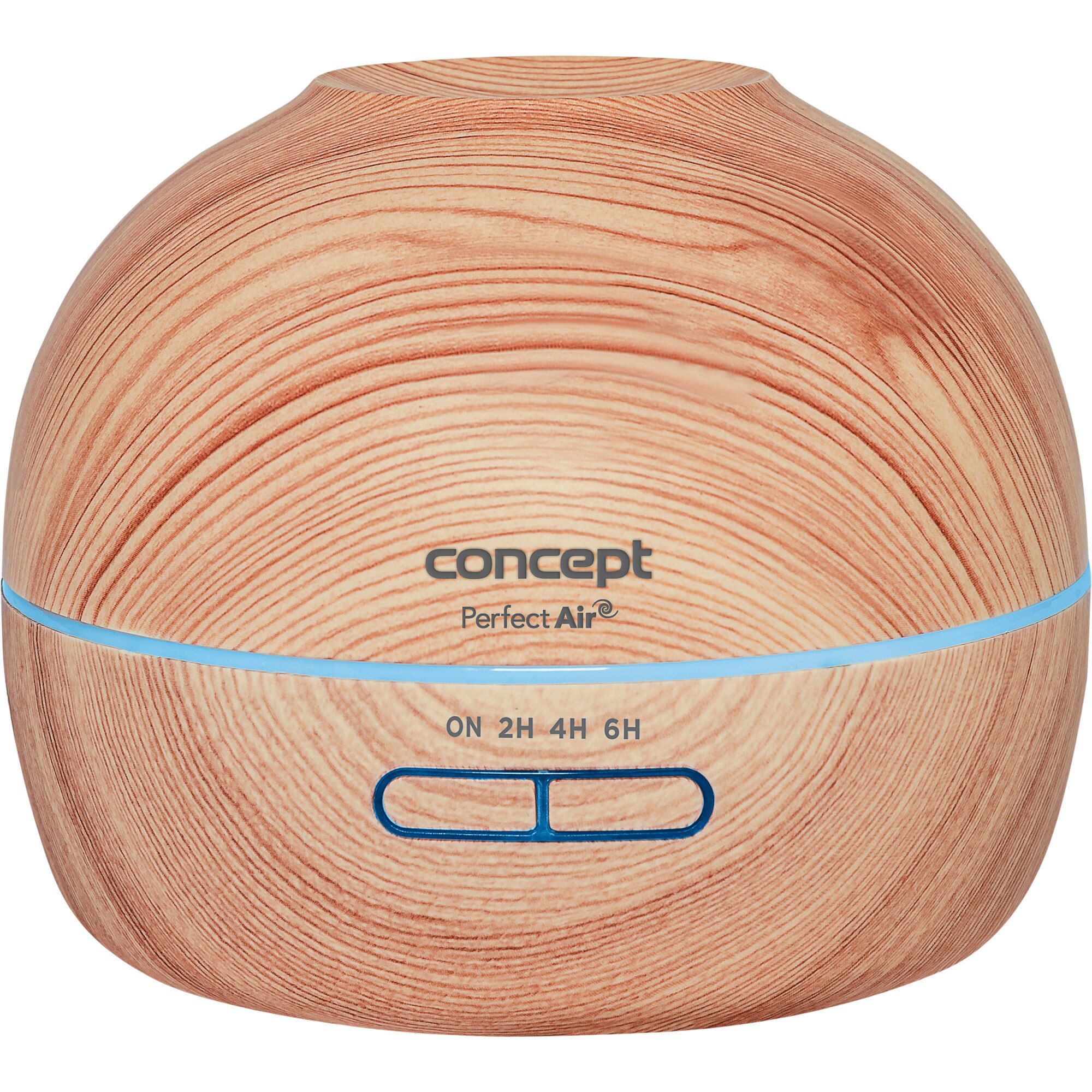 Umidificator Concept ZV1005, 10 W, Rezervor 0.3 l, Umidificare 40 ml/h, Aromaterapie, Temporizator, Lemn bej