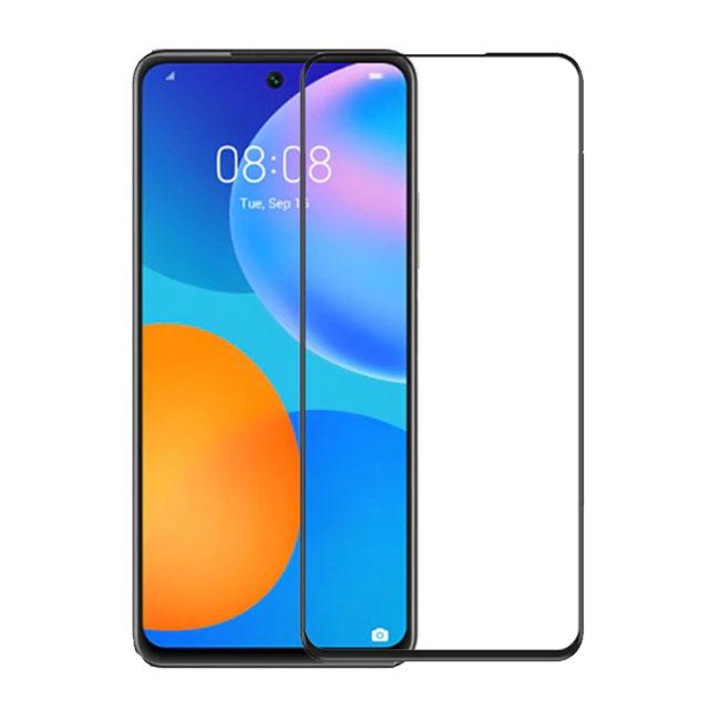 Üvegvédő fólia Huawei P Smart 2021, 3D fekete, TELJES KÉPERNYŐ, Edzett üveg, Anti-Shock, Viceversa