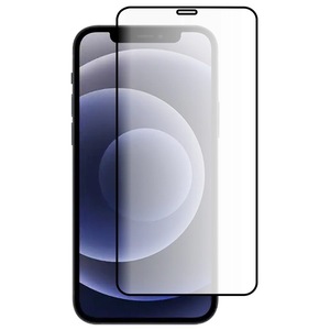 Folie Sticla Full Cover Premium pentru iPhone 12 Pro Max (6.7"), 5D, Full Glue, Negru