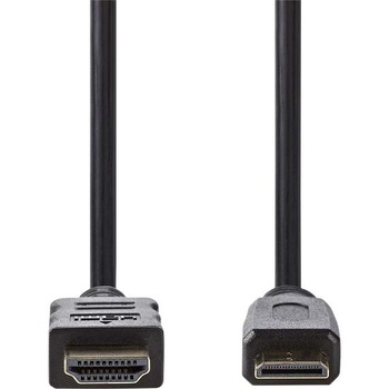 Cablu HDMI cu Ethernet HDMI tata - mini HDMI tata 1.5m negru Nedis Cablu HDMI cu Ethernet HDMI tata - mini HDMI tata 1.5m negru Nedis