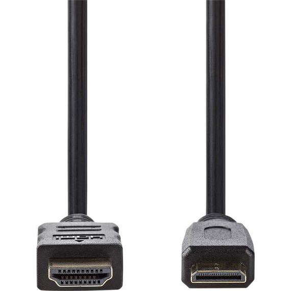 Cablu HDMI cu Ethernet HDMI tata - mini HDMI tata 3m negru Nedis