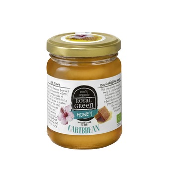 Miere Caribbean Honey, certificata ecologic, Royal Green, 250 g Miere Caribbean Honey, certificata ecologic, Royal Green, 250 g