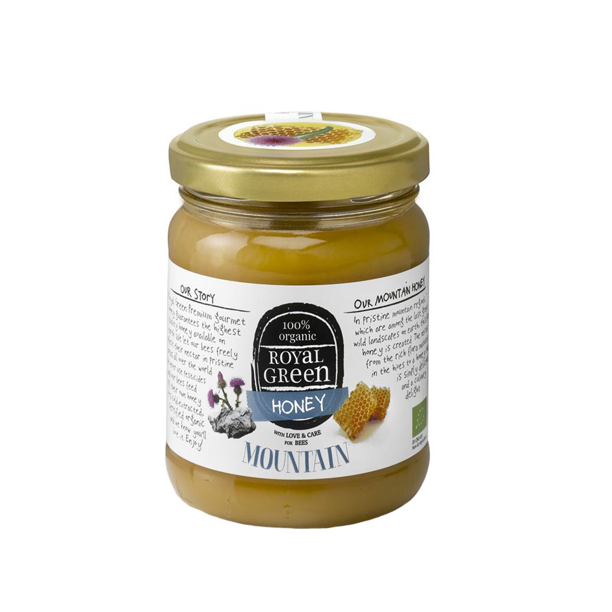 Miere Mountain Honey, certificata ecologic, Royal Green, 250 g