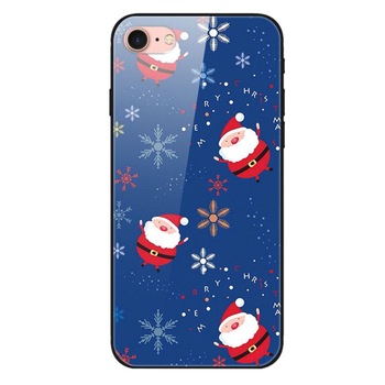 Husa Craciun Apple iPhone SE 2 model Glass Sweet Santa, Antisoc, TPU Hybrid, Viceversa Multicolor Husa Craciun Apple iPhone SE 2 model Glass Sweet Santa, Antisoc, TPU Hybrid, Viceversa Multicolor