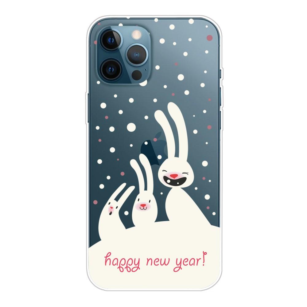 Husa Craciun Apple iPhone 12 Pro Max model Happy New Year, Antisoc, TPU, Viceversa Multicolor