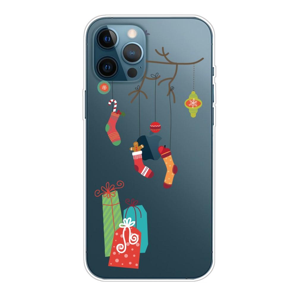Husa Craciun Apple iPhone 12 model Christmas Stockings Gifts, Antisoc, TPU, Viceversa Multicolor