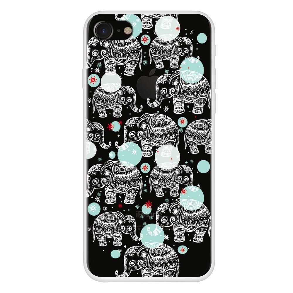 Husa Craciun Apple iPhone SE 2 model Winter Elephant, Silicon, Antisoc, Viceversa Multicolor