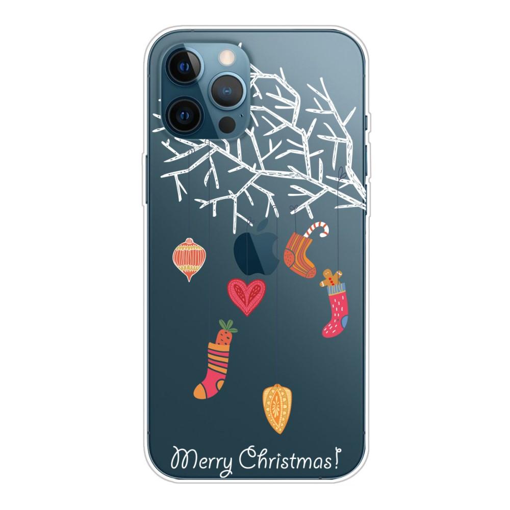 Husa Craciun Apple iPhone 12 model Christmas Decoration, Antisoc, TPU, Viceversa Multicolor