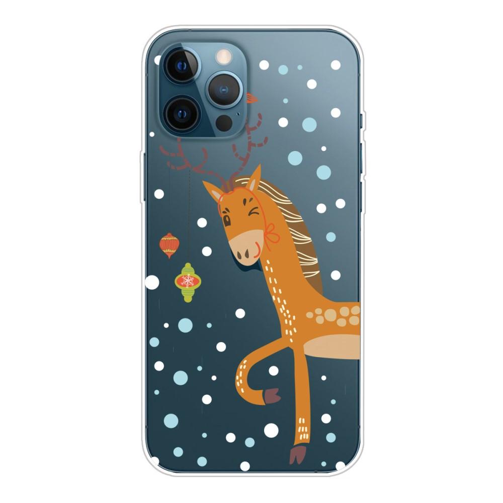 Husa Craciun Apple iPhone 12 Pro Max model Reindeer, Antisoc, TPU, Viceversa Multicolor
