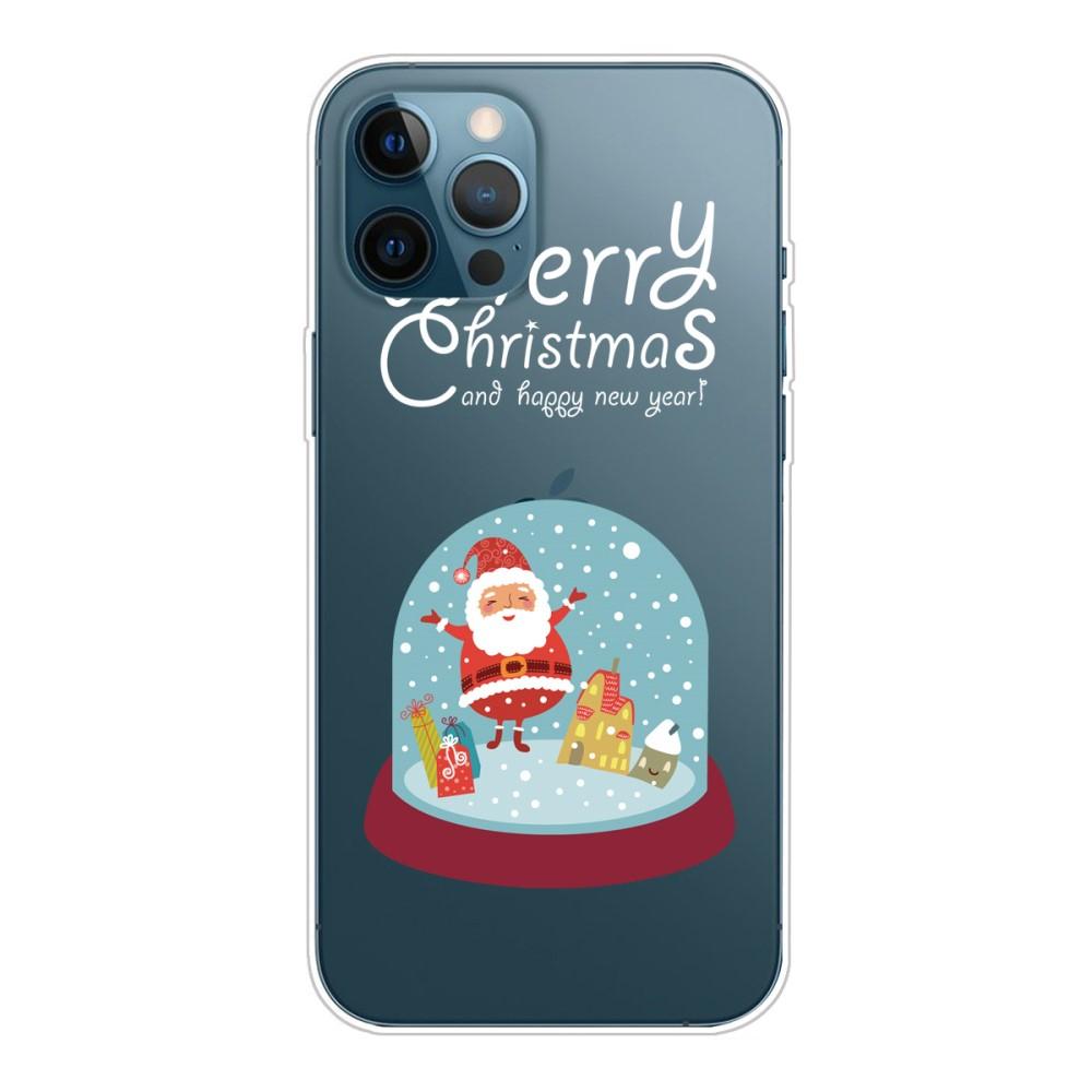 Husa Craciun Apple iPhone 12 Pro Max model Chrismas Globe, Antisoc, TPU, Viceversa Multicolor