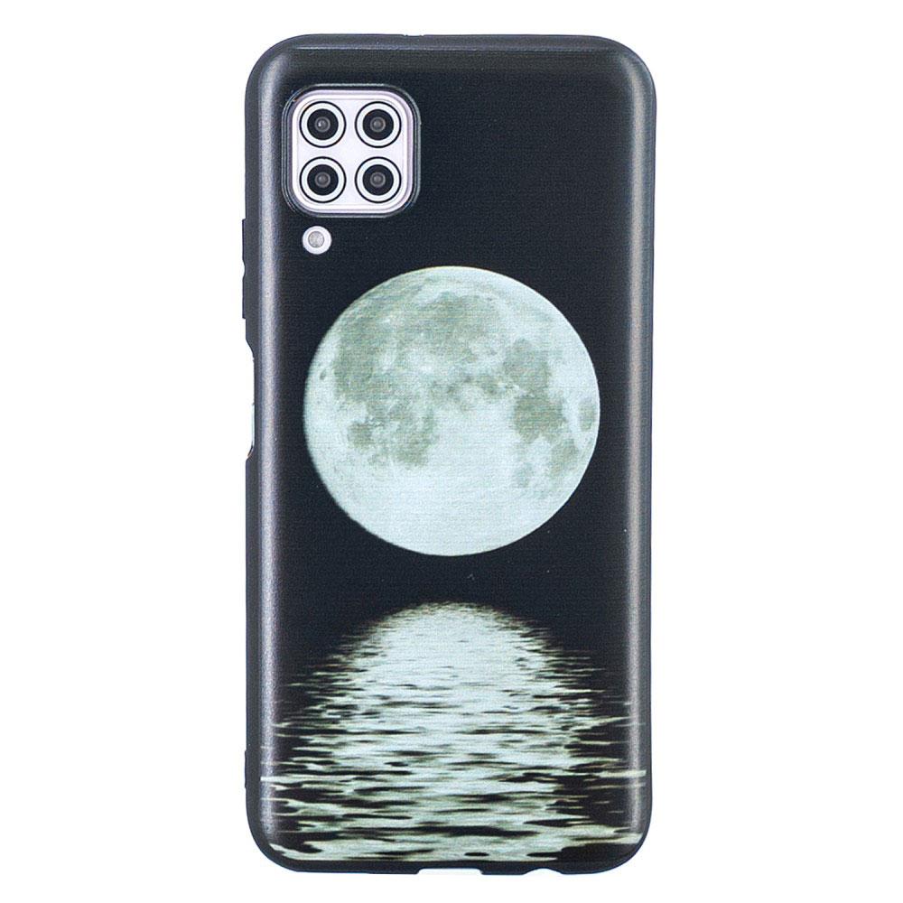 Husa Huawei P40 Lite model Moon Shadow, Silicon, Antisoc, Viceversa Negru/Alb