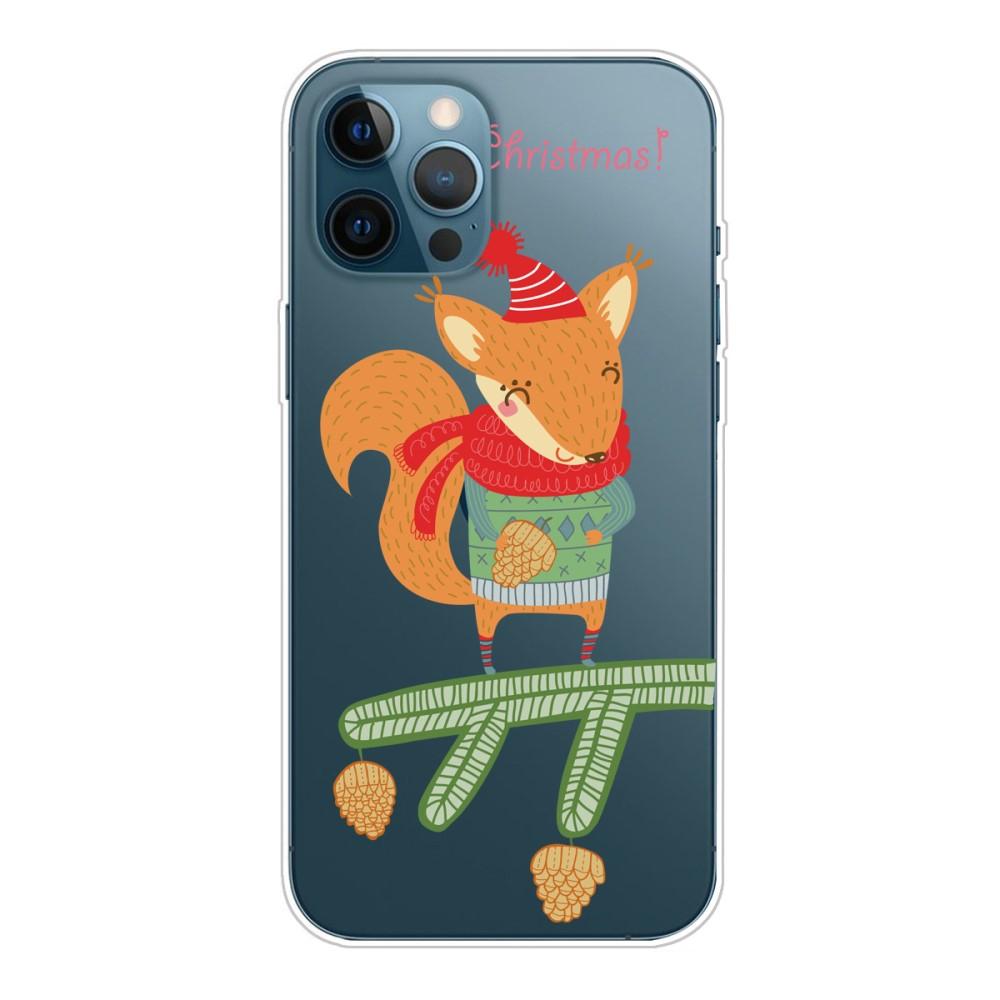 Husa Craciun Apple iPhone 12 Pro Max model Winter Fox, Antisoc, TPU, Viceversa Multicolor
