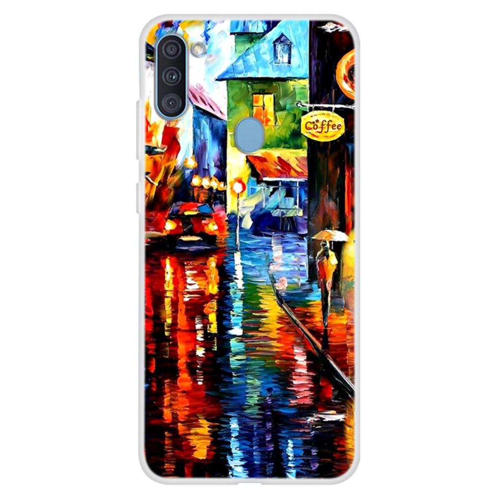 Husa Samsung Galaxy A11 model Coffee Shop, Silicon, Antisoc, Viceversa Multicolor