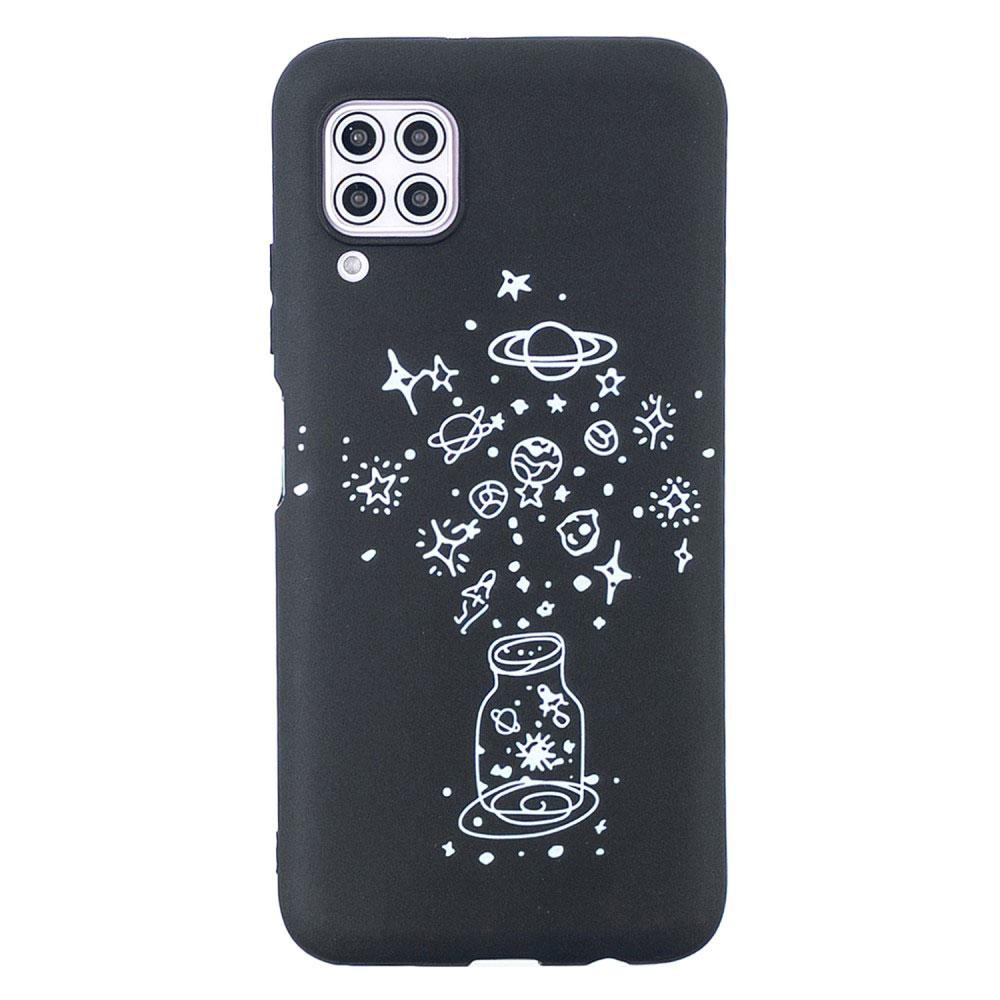 Husa Huawei P40 Lite model Wishing Bottle, Silicon, Antisoc, Viceversa Negru/Alb