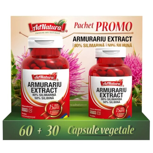 Supliment alimentar Armurariu extract, 60 + 30 capsule