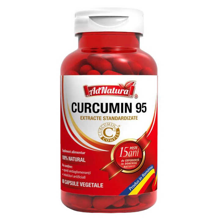 Supliment alimentar Curcumin 95, 60 capsule