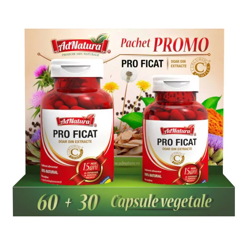 Supliment alimentar Pro ficat, 60 + 30 capsule
