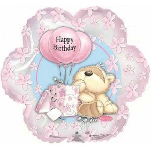 Balon folie Fizzy Moon Pink, multicolor, 45 cm