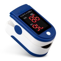 Pulsoximetru CRABTECH Dispozitiv Medical Cu Afisaj LED Indica Nivelul De Saturatie A Oxigenului Din Sange Masoara Rata Pulsului Avertizare Sonora,
