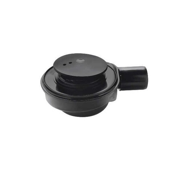 Sifon cadita dus negru Ø 50 mm