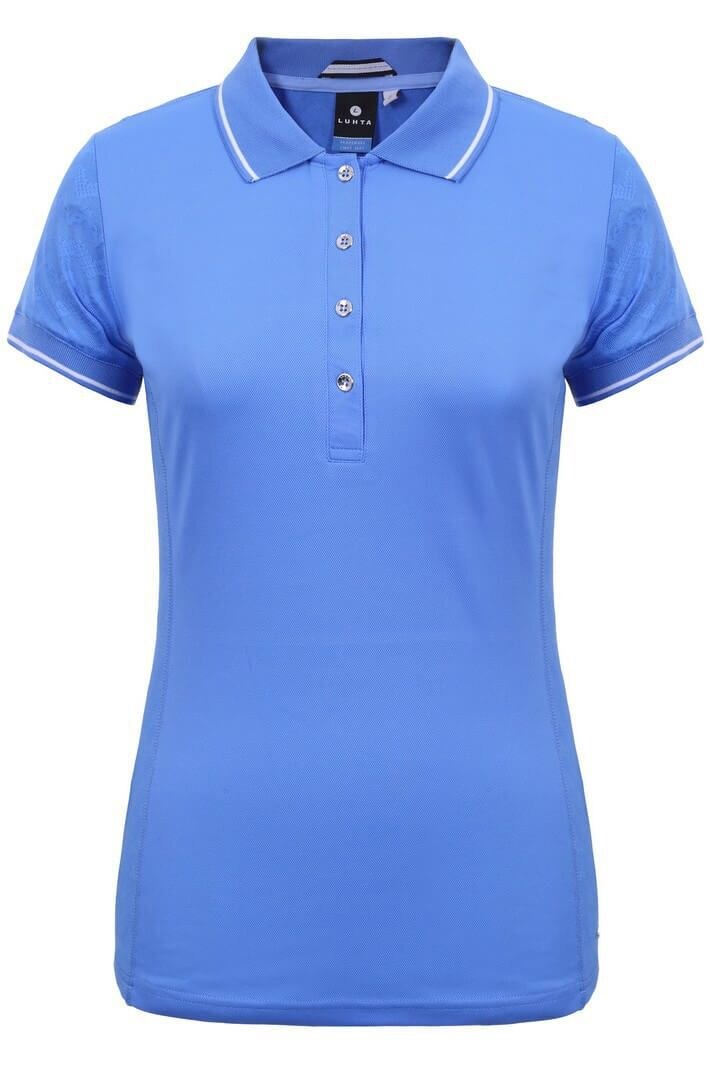 Tricou cu guler pentru femei Luhta Honkasuo, Albastru, XS