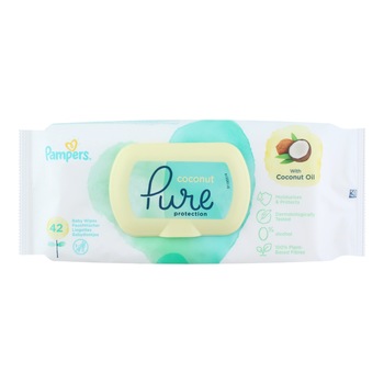 Servetele umede PAMPERS Coconut Pure 42 buc Servetele umede PAMPERS Coconut Pure 42 buc