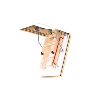 Scara modulara din lemn pentru acces pod/mansarda Fakro LWF 45 Antifoc, 70x130x280 cm Scara modulara din lemn pentru acces pod/mansarda Fakro LWF 45 Antifoc, 70x130x280 cm