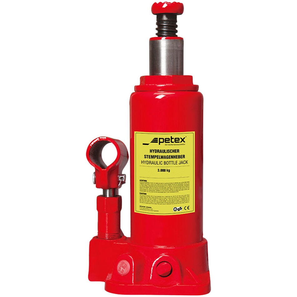 Cric auto hidraulic tip butelie Petex, 3 tone