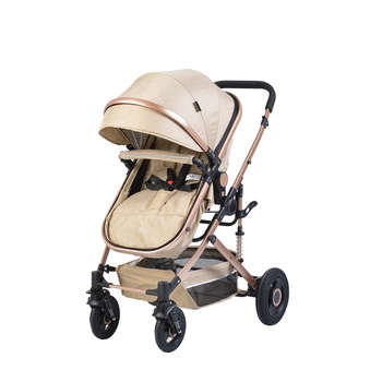 Carucior nou nascuti 2 in 1 NOVOKIDS™ Ciarra Gold PRO , Cu geanta bebe, Cadru Aluminiu , Amortizoare, Roti din cauciuc plin AVE, Landou, Modul sport, Spatar reglabil 3 trepte, Crem Carucior nou nascuti 2 in 1 NOVOKIDS™ Ciarra Gold PRO , Cu geanta bebe, Cadru Aluminiu , Amortizoare, Roti din cauciuc plin AVE, Landou, Modul sport, Spatar reglabil 3 trepte, Crem
