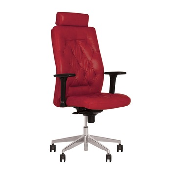 Scaun de birou directorial Ergonica Chester R HR, brate 4D, piele naturala, rosu Scaun de birou directorial Ergonica Chester R HR, brate 4D, piele naturala, rosu