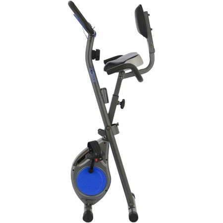 Bicicleta fitness pliabila X-Bike BC-203, culoare gri-albastru