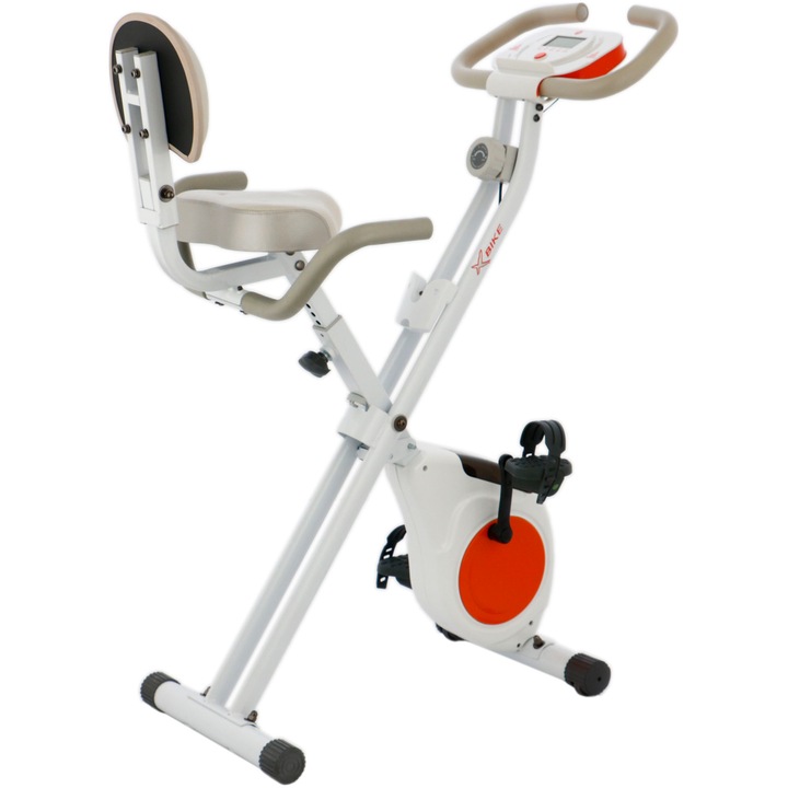 Bicicleta fitness pliabila X-Bike BC-203, culoare alb-portocaliu