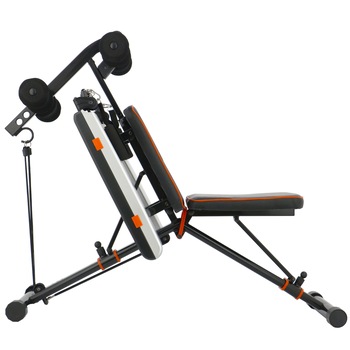 Banca multifunctionala pentru exercitii EC-1202, greutate maxima utilizator 100 kg Banca multifunctionala pentru exercitii EC-1202, greutate maxima utilizator 100 kg