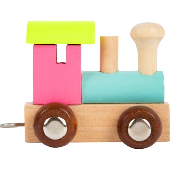 Locomotiva trenulet, lemn, color, Small Foot Locomotiva trenulet, lemn, color, Small Foot