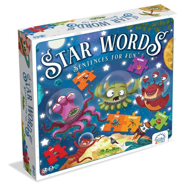 Joc educativ Smarty puzzle Star Words CreativaMente