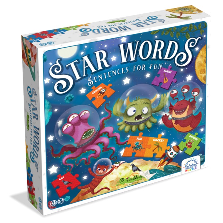 Образователна игра Smarty puzzle Star Words CreativaMente