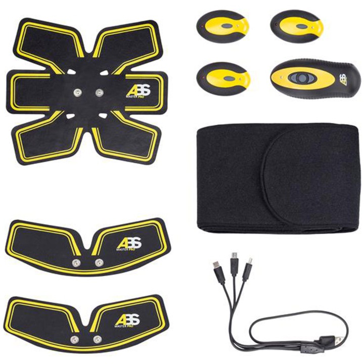Aparat electrostimulator Abs Master Pro, pentru slabire si tonifiere